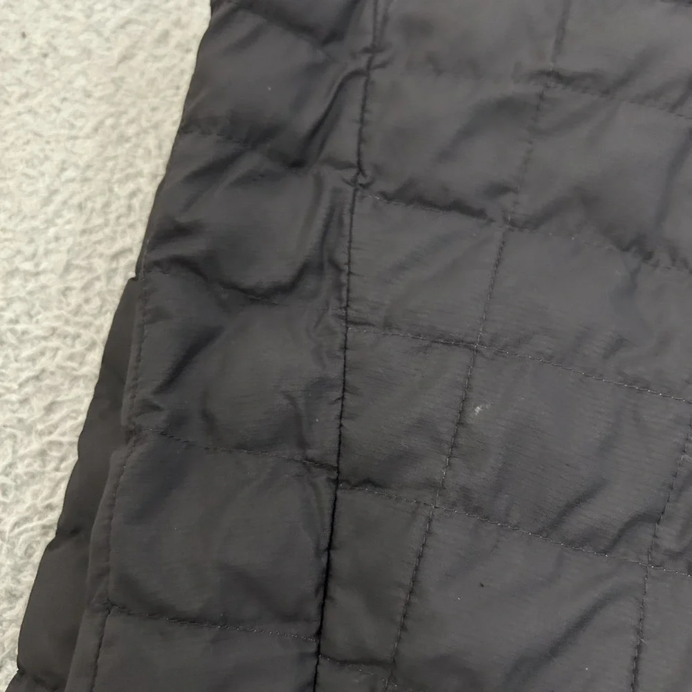 The North Face Jacket Mens Large Black Quilted Lightweight Thermoball Full Zip